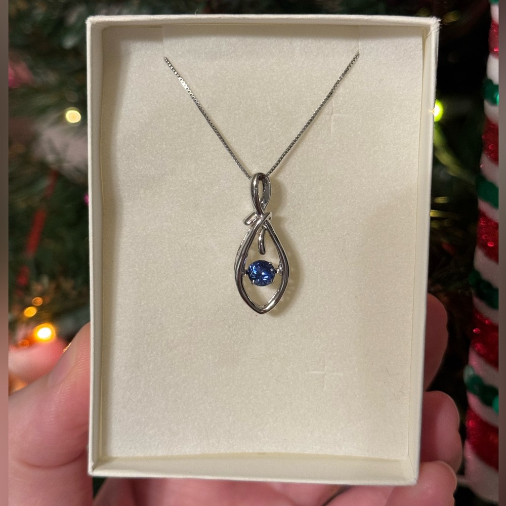 Kay Jewelers floating gemstone necklace